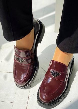 Туфли женские натуральная кожа лак, последние размеры распродаж 🔥