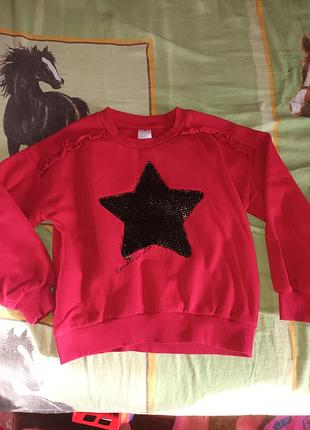 Кофта свитшот для девочки