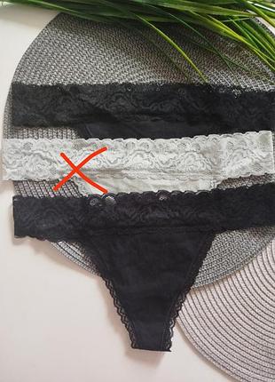 Бавовняні труси трусики з мереживом esmara