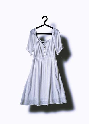 📍 нова білосніжна сукня міді із прошви 🌺 без паперової етикетки, сток.