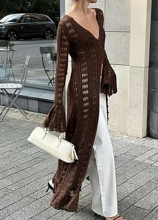 Трендовий елегантний вʼязаний кардиган