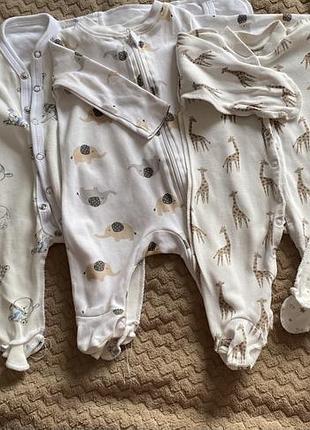 Лот чоловічки для новонародженого (56 розмір)