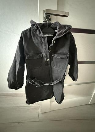 Платье zara джинсовое