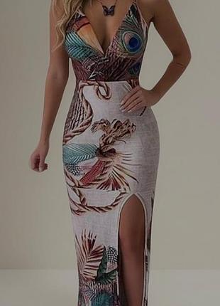 Шикарное платье макси