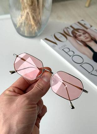 Солнцезащитные очки женские   шестиугольники защита uv400