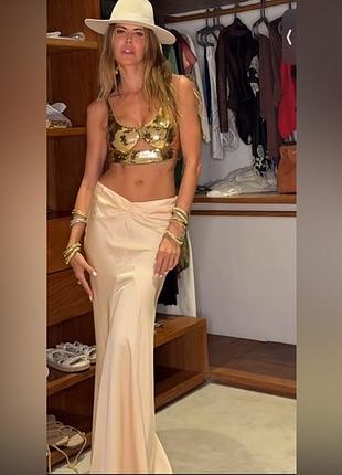 Zara &amp; 97 moss макси юбка