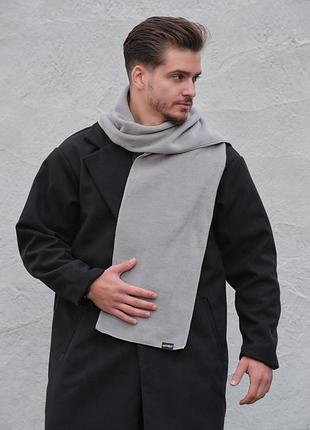Флісовий шарф without long gray man