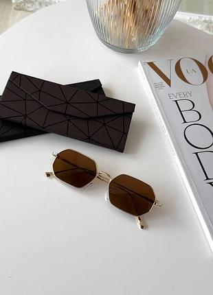 Солнцезащитные очки женские   шестиугольники защита uv400