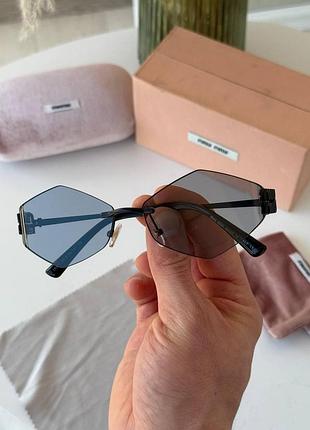 Солнцезащитные очки женские  💣новый 2025💣 год 🛍️ромбы от бренда miu miu 🛍️