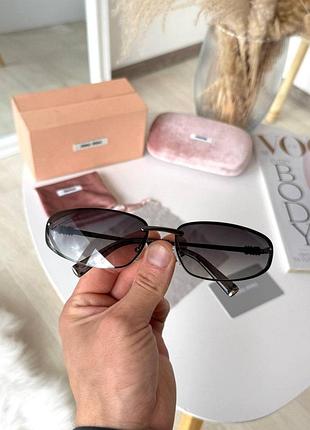 Солнцезащитные очки женские💣долгожданная новинка 2025💣🛍️узкие miu miu🛍️