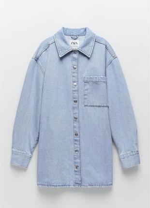Сорочка джинсова zara