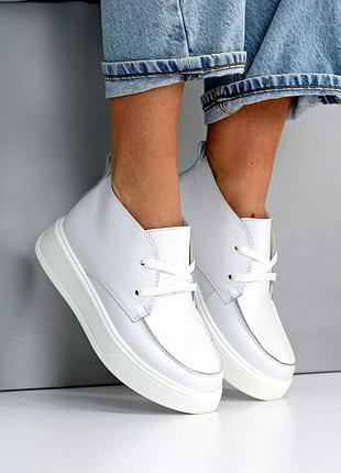 Ботинки деми утепленные натуральная кожа