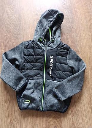 Куртка детская осенняя для мальчика флисовая