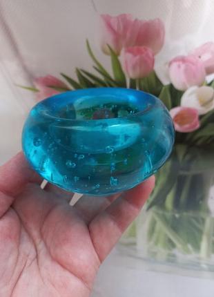 Подсвечник винтаж стекло