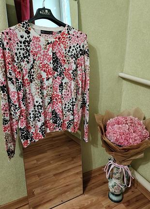 Кофта на пуговицах marks &amp; spencer размер 4xl