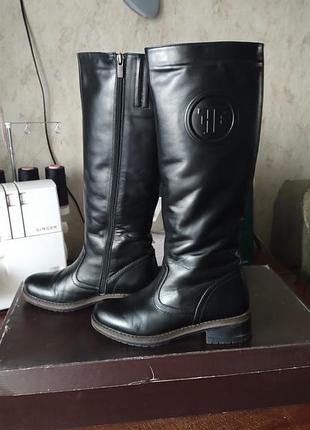 Сапоги зимние 100% кожа + цегейка