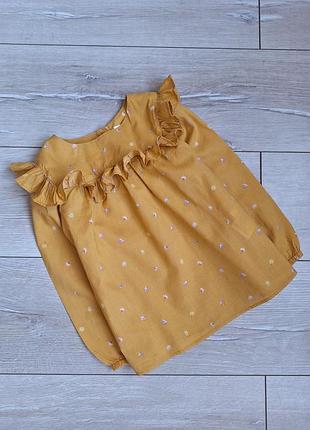 Блузка рубашка на девочку 4-5 лет h&amp;m