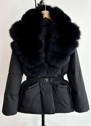 Куртка з натуральним хутром 🇨🇳