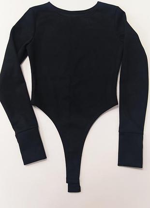 Боди замшевый