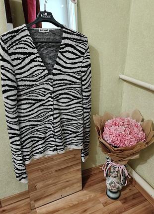 Кардиган с принтом зебра wel-kome lycra®