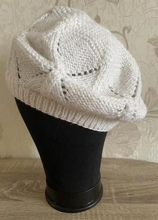 Берет осень-весна ажурный 55-57 см