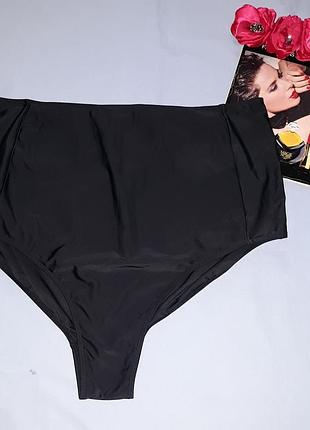 Низ від купальника жіночі плавки розмір 56/22 чорний бікіні з утяжкою високі