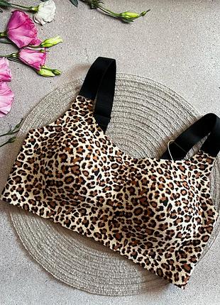 Топ бюстгальтер безшовний без кісточки широкий боковий захват широкі брителі