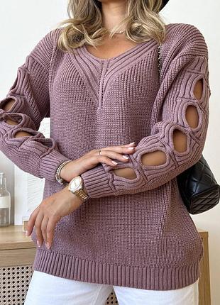 Женский вязаный свитерик