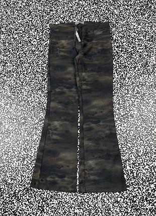 Жіночі y2k клеш штани avant garde japanese стилю вінтаж