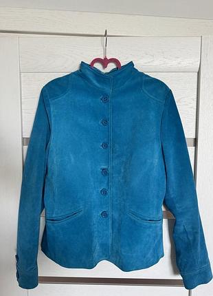 Замшевий піджак куртка натуральна шкіра