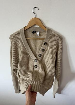 Світер з ґудзиками від h&m🌿 3