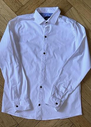 Белая рубашка на парня 10 лет