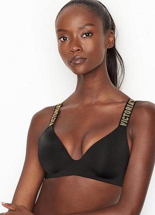 Чорний бюстгальтер з камінцями victoria’s secret