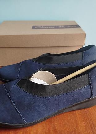 Туфли мокасины clarks 37 размер, оригинал