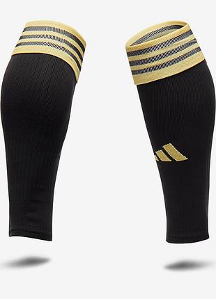 Гольфы, наколенники, гетры dfb унисекс adidas черно-золотистый (ht2305 black gold lpp (40-42 (m))