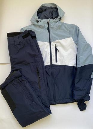 Женский лыжный комплект термо-куртка лыжная мембранная термоштаны (3000мм) для женщины crivit thermolite голубой 40/42 жіночий лижний костюм