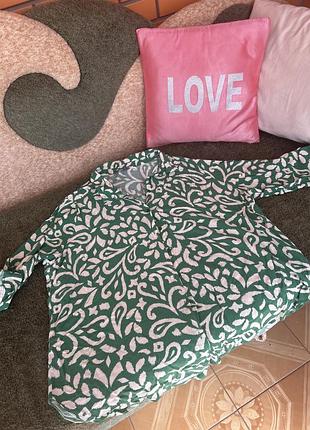 Блузон вискоза великий розмір