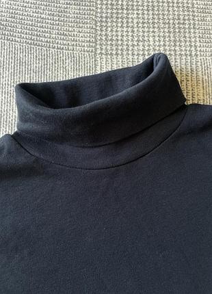 Темно синя водолазка гольф 8-10 років
