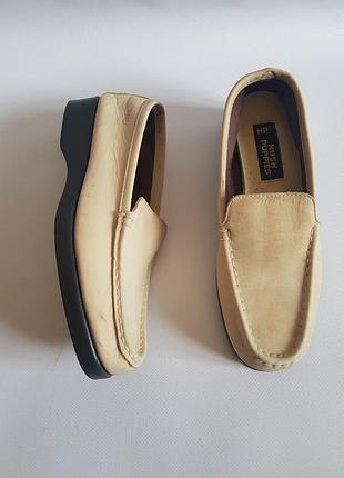 Лоферы мокасины кожаные