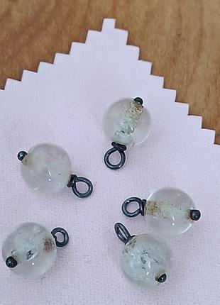 Винтажные маленькие и пуговицы rose morant art декор стеклянные бусины фурнитура эксклюзив лот 5шт