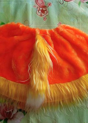 К костюму лисичка юбочка 4-7 лет.