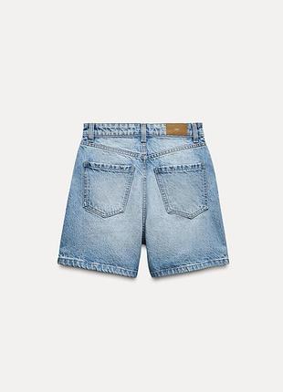 Джинсовые шорты zara 6