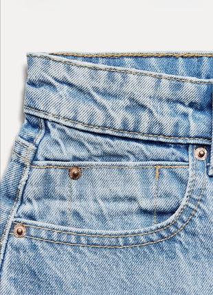 Джинсовые шорты zara 3