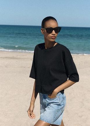 Джинсовые шорты zara 5