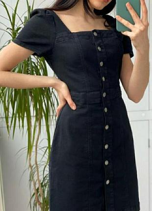 Класна джинсова міні-сукня denim co розмір 10