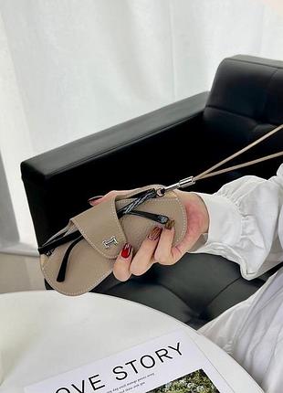 Футляр, чохол для окуляр ермес,аксесуар стильний з логотипом