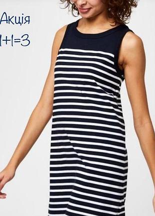 Модал+бавовна сукня uniqlo сарафан у смужку