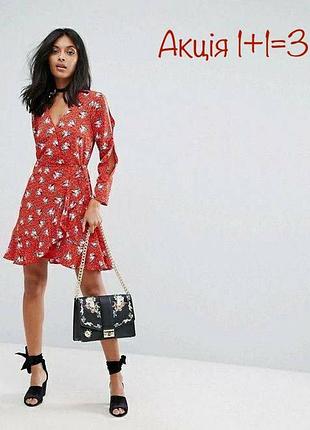 Платье мини river island в цветочный принт 3