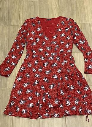 Платье мини river island в цветочный принт 7