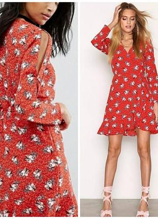 Платье мини river island в цветочный принт 5